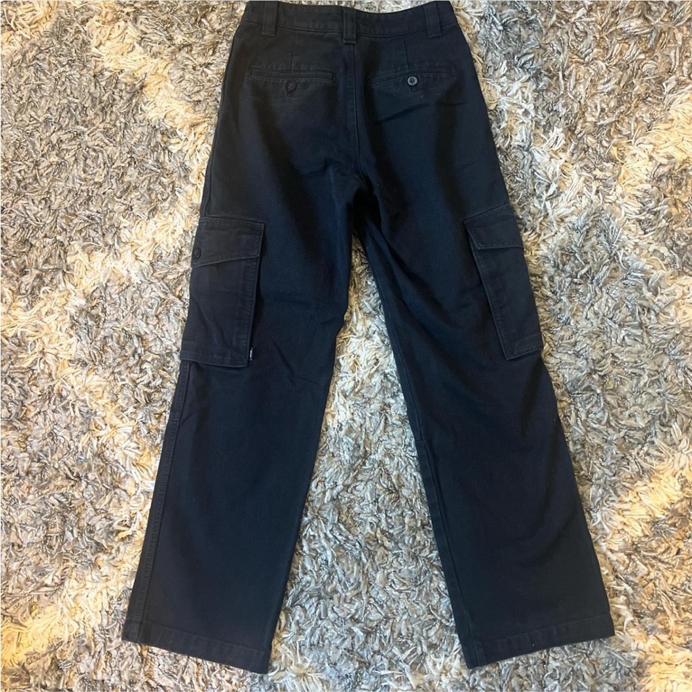 Aritzia TNA Black Cargo Pants size 4 100% cotton - Picture 5 of 6